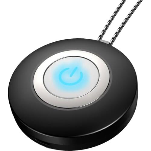 Necklace Negative Ion Generator Air Fresher Ionizer Car Air Purifier Remove Bacteria USB Rechargeable Silent Works Air Purifier