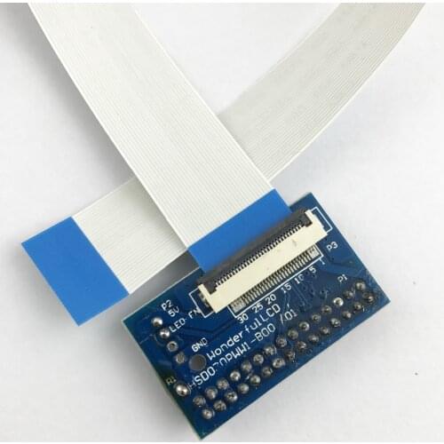 HSD070PWW1 dedicated LVDS 1280X800IPS LCD 7 inch 30pin LVDS cable