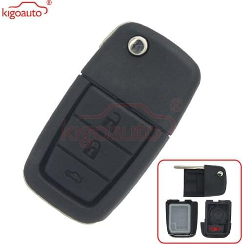 Kigoauto Remote car key shell case for Holden VE Commodore 3 button with horn
