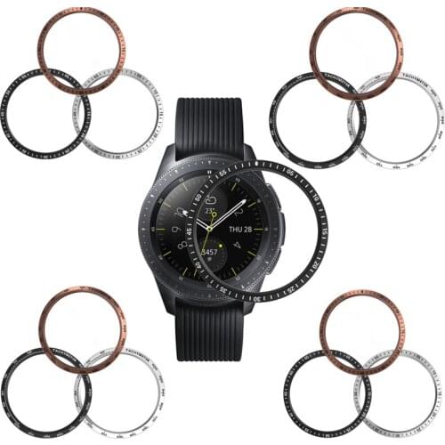 Bezel Ring for Samsung Galaxy Watch 46mm 42mm for Samsung Gear S3 Frontier Metal Cover Protective Bumper Screen Bezel Protection