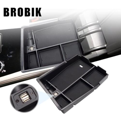 BROBIK Car Interior Decoration Console Armrest Container Storage Box Refit Accessories Styling For 21 Volkswagen Touron And X
