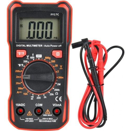 Mini Digital High-Accuracy Multi-Functional Multimeter Household Maintenance Universal Meter multimetro digital High Quality