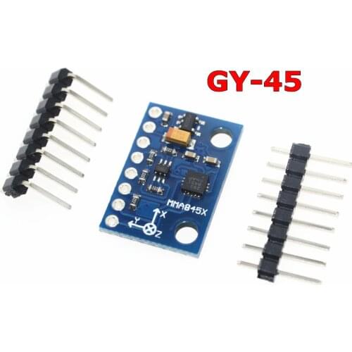 GY-45 MMA8451 Module Digital Triaxial Accelerometer High-precision Inclination Module