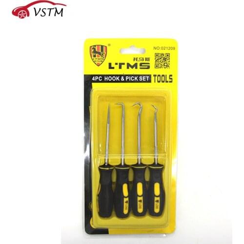 Best quality 4pcs Car Automotive Extra Long Hook And Pick Set O-Ring Seal Remover Craft Tool