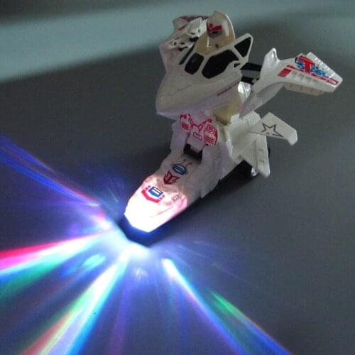 New Style Autopilot Flash Sound Aircraft Music Lighting Plane Electric Airplane DIY Toy for Children Kids Birthday Present