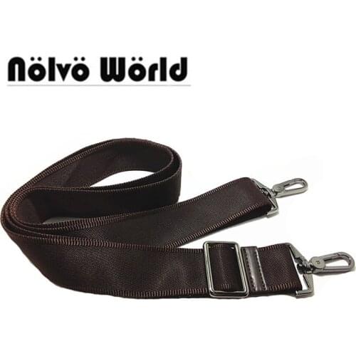Wholesale 15 pieces,Mix 4 Colors OK,Powerful hook 38mm wide nylon belt strap for men bags man computer bag long shoulder straps