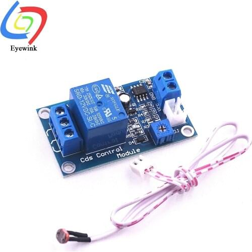 XH-M131 DC 5V 12V 24V 10A Light Control Switch Photoresistor Relay Module Detection Sensor brightness Automatic Control Module