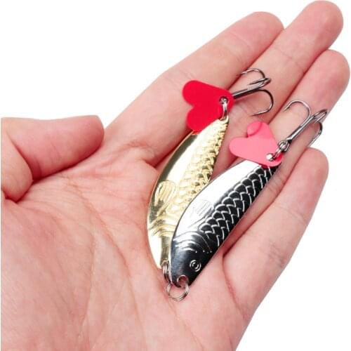 1PCS VIB metal Sequins freshwater fishing Pesca fish bait7.5cm/7g Artificial 3D eyes Crankbait Wobbler jig Fishing tackle lures