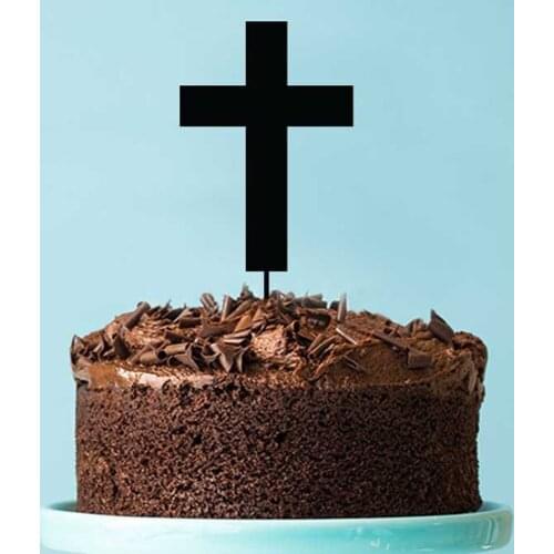 Religious Cross Cake Topper ,Christening or Baptism Christian Cross or Crucifix Cake topper Decor,Cross for Childs Christening