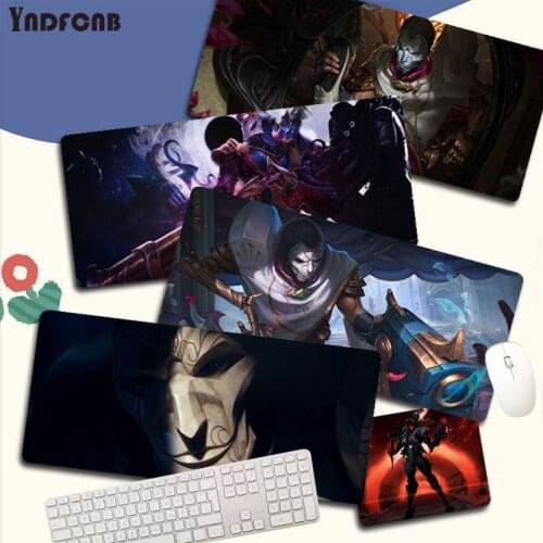 League of Legends Samira Jhin Cute Mouse Pad Super Creative INS Tide Large Game Size for Rubber Mousemats Deak Mat for overwatch