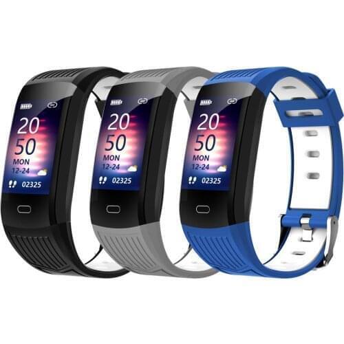 Smart Bracelet Blood Pressure Monitor Men Women Waterproof IP68 Heart Rate Waterproof Activity Tracker Step Counter M6C Watch