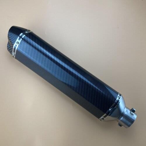 470mm Motorcycle Exhaust Pipe Muffler Escapamento Moto Universal 35-51mm For nmax CB400 ER6N GY6 ATV Dirt bike Scooter
