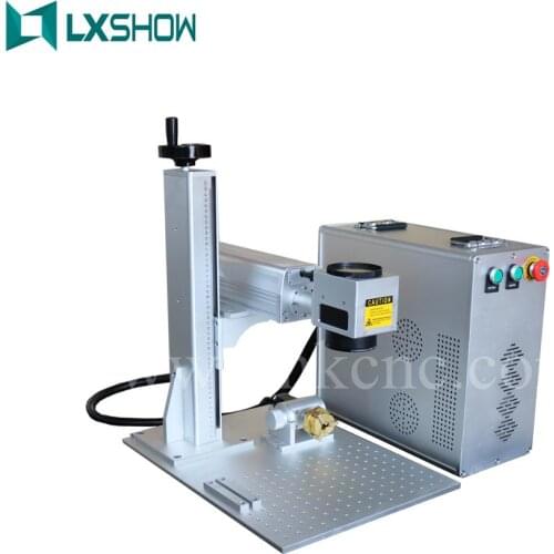 50w Dynamic 3D Fiber Marker 20w 30w Fiber Laser Marking Machine Raycus Source For Metal