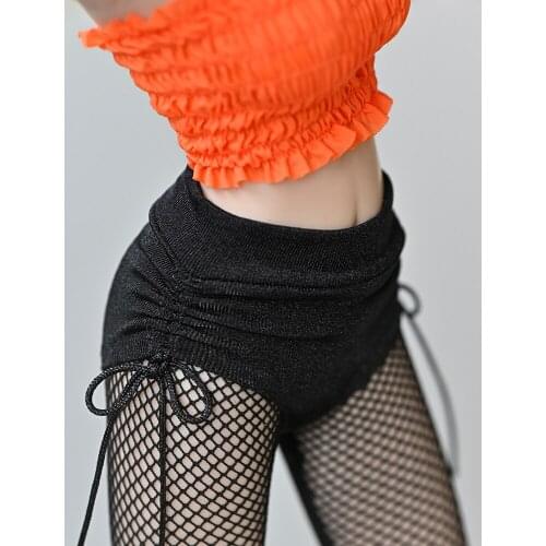 1/6 female soldier body 12 inch action figure elastic drawstring shorts clothing model accessories