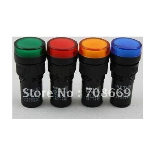 20pcs Mixed group of 24V 16mm LED Power Indicator Signal Light