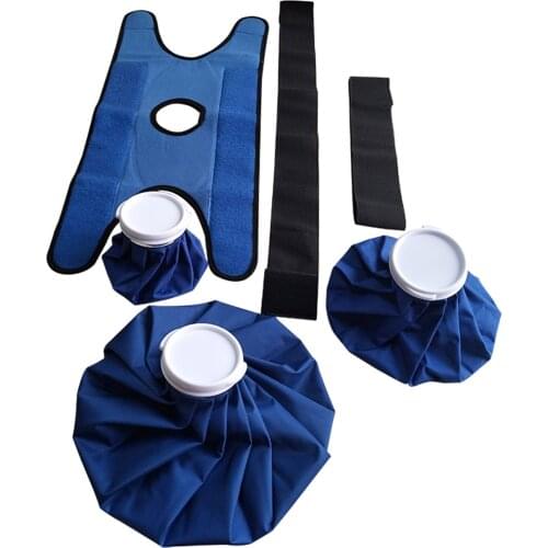 3 Packs Ice Bag with Support Flexible Wrap for Injuries Reusable Hot Water Bag for Hot is 50-60