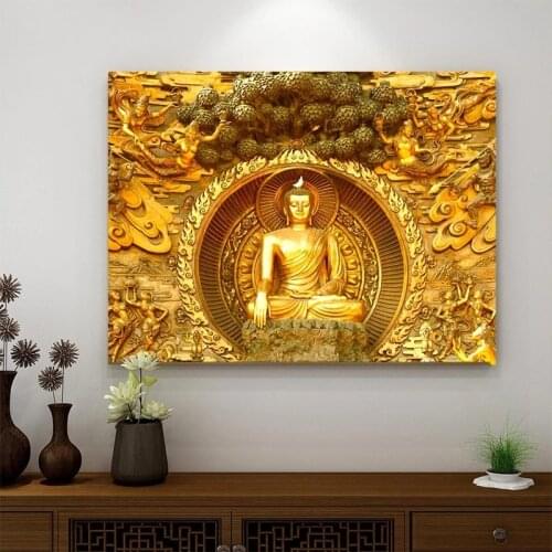 5D DIY Diamond Painting Lord Buddha Full Drill Cross Stitch Kits Mosaic Religion Rhinestone Picture Embroidery Home Decor