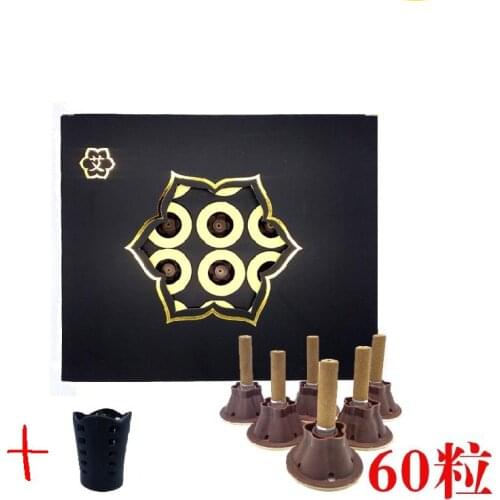 60pcs moxibustion tube paste self-stick Moxa tube Self-adhesive acupuncture points massage sticker gift box high grade free ship