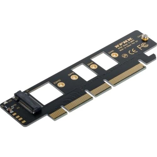 CYSM M.2 M-key NVME AHCI SSD to PCI-E 3.0 16x 4x Adapter for 110mm 80mm SSD