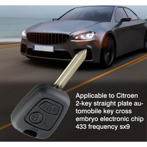 2 Buttons Car Remote Control Key 433Mhz With ID46 7961 Electric Chip Fit For Saxo Picasso Xsara Berlingo Auto Accessories