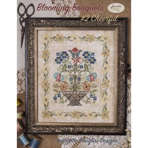 -Thanksgiving Bouquet 2-34-39 Cross Stitch Set Chinese Cross-stitch Kit Embroidery Needlework Craft Packages Fabric Floss