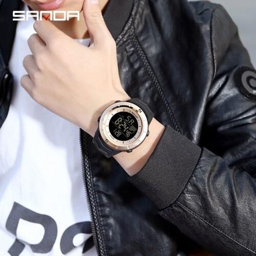 BASID Top Brand Luxury Mens Sports Watch Army Military Waterproof Digital Clocks Wristwatches For Man Christmas Fashion Casual