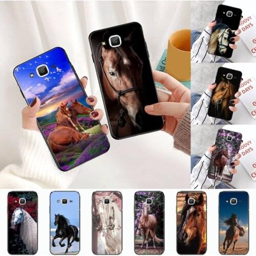 Horse Handsome Animal Phone Case For Samsung Galaxy J2 J4 J5 J6 J7 J8 2016 2017 2018 Prime Pro plus Neo duo