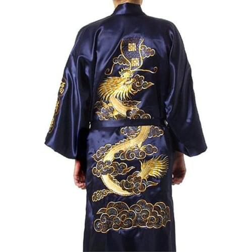 DIDUQIPAO Men's Bathrobes With Embroidery China