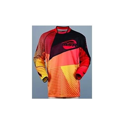 Orange Men Riding Tops Cycling Team Moto Jersey MX Off Road Mountain Bike DH Bicycle Jersey DH BMX Motocross Cycling Jersey TY