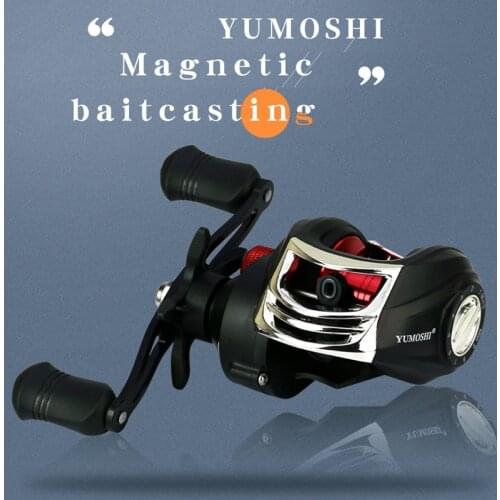 New Metal Spool Baitcasting Reel 8kg Max Drag 7.2:1 High Speed Gear Ratio Saltwater Freshwater Fishing Wheel Fishing Reel X429G