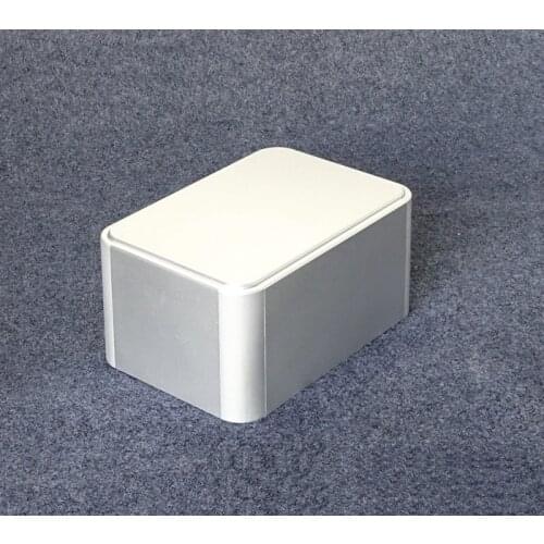 Size W216 H154 D316 Rounded Chassis Power Box Amplifier Chassis sandblasted full silver