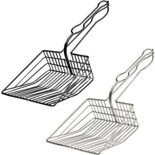 Metal Hollow Cat Litter Scoop Pet Toilet Sand Waste Scooper Shovel Cleaning Tool