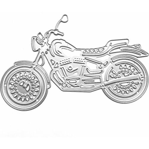 Motorcycle Metal Cutting Dies Stencil Paper Card Scrapbook Embossing DIY Craft