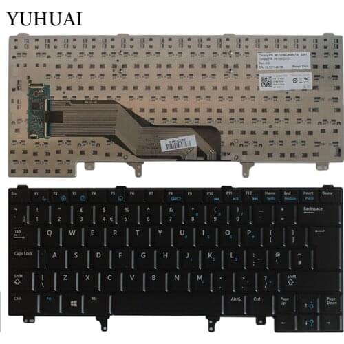 NEW UK Laptop Keyboard for Dell Latitude E6420 E6320 E6430 E5420 E5430 E6430s Keyboard Without pointing stick