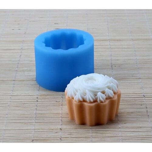 New Product!!1pcs Ice Cream Cake Mold (R1832) Food Grade Silicone Handmade Soap Mold Crafts DIY Mould
