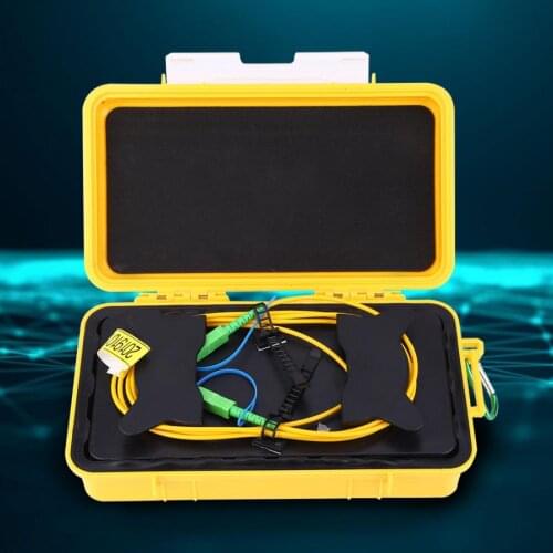 OTDR Launch Cable Box SM SC/APC-SC/APC 2km Dead Zone Eliminator Optical Fiber Ring 2000m