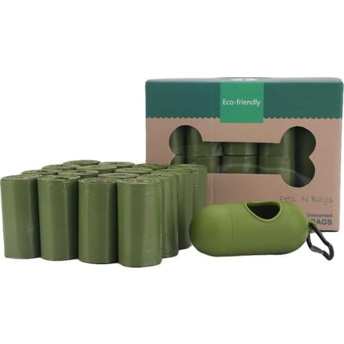 Pet degradable poop bag environmental dog cat waste bag outdoor pet feces bag pet dog trash cleaning supplies