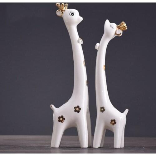 Decoration home decorations living room wine cabinet TV cabinet deer home decoration creative wedding gift decoration modern