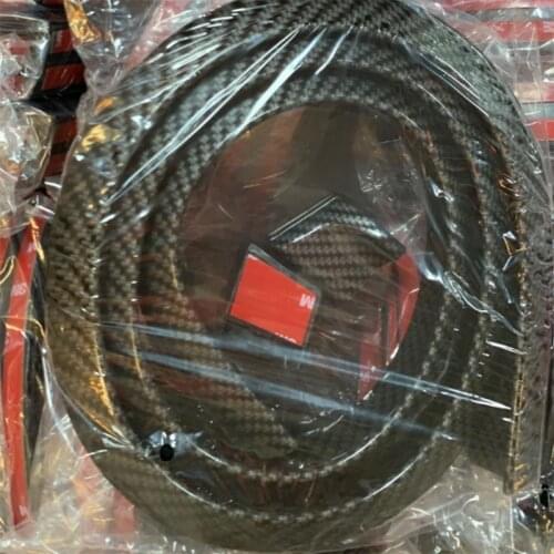 Universal Spoiler 1.5M Car-Styling 5D Carbon Fiber Spoiler DIY Refit Spoiler For Hyundai Solaris I30 Elantra Tucson I10 i20 i35