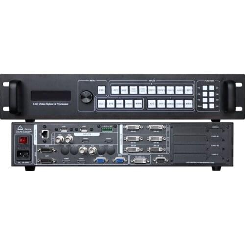 Multi picture video processor SC359 SC359S support SDI input, 3 windows splicer for large led rental display event show