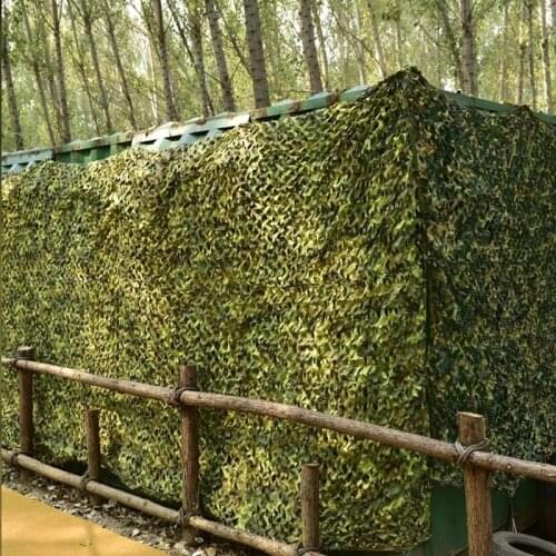 1.5Mx2M Hunting Blind Camouflage Net Tents 150D Polyester Oxford Fabric Car-covers Camouflage Net Hunting Blind Sun Shade