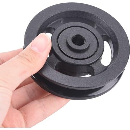 1pc Wholesale Universal 90mm Diameter Wearproof Nylon Bearing Pulley Wheel Cable Gym Fitness Equipment Part