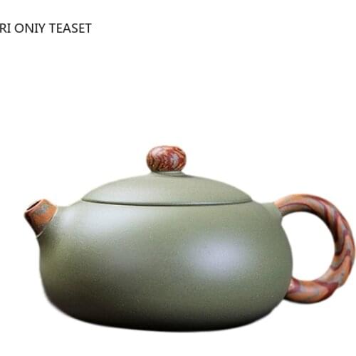 210ml Yixing Boutique Purple Clay Teapots Master Handmade Xishi Tea Pot Raw ore Beauty Kettle Chinese Zisha Tea Set Gifts