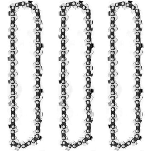 4 Inch 1/4inch Mini Steel Chainsaw Chain Electric Electric Saw Accessory