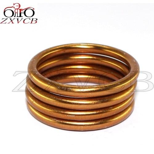 4pcs FOR HONDA CRF230F VFR800FD 2014 VFR800F 2014 2015 TRX250TM 2002 2003 2004 2005 2018 Exhaust Pipe Gasket