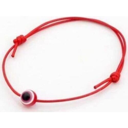 5pcs/lot Red GOD Evil eye KABBALAH HAND Made Adjustable Red String Bracelet EVIL Jewelry Kabala Good Luck Bracelet ProtectionQ11