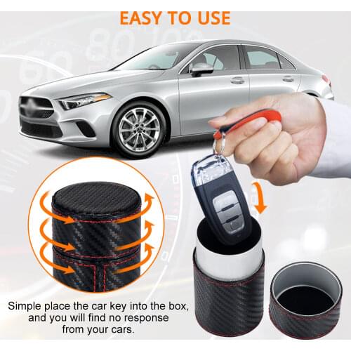 Car Key Function Signal Shielding Box Signal Blocking Case Aluminum Car Key Safe Box Blocker Bag Shielding Protector