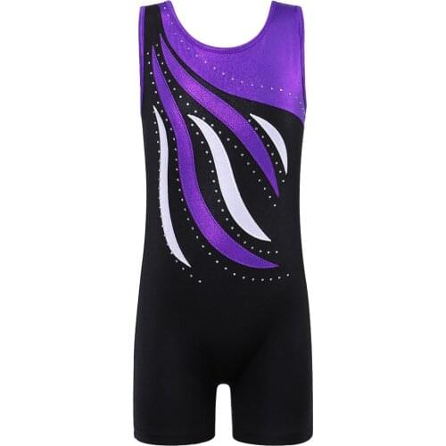 BAOHULU Girls Ballet Leotard Sequin Blue Long Sleeve Gymnastics Leotard Ballet Tutu Dance Children Costumes Biketard Dance Wear