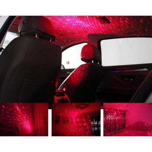 New Car Interior Decoration Lamp Modified Starry Sky Atmosphere Lamp Roof Starry Projector Lamp Car Atmosphere Car Accessories