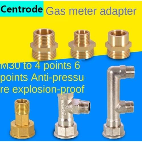 Pipe Fittings The gas meter is suitable for M30 to 1/2IN 3/4IN conversion adapter gas meter union joint accessories